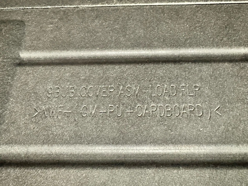 Cubierta de alfombra de repuesto para maletero trasero Buick Encore GX 2020-2025 OEM 11157 Foto 4 de 4