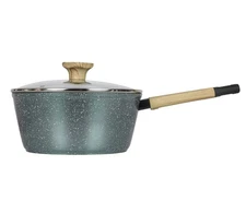 3 Quart Granite Nonstick Saucepan Cookware Set (Induction Compatible) (Forest