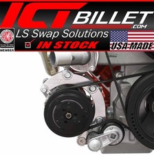 Ls Low Mount Ac Air Conditioner Compressor Bracket For Sanden 7176 Ls1 Camaro Ls Low Mount Ac Air Conditioner Compressor Bracket For Sanden 7176 Ls1 Camaro