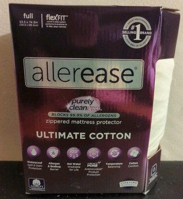 Ultimate Mattress Protector White (Full) - AllerEase