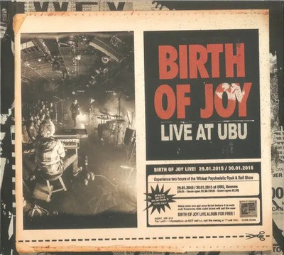 2xCD Birth Of Joy Live At Ubu NEW OVP Long Branch Records