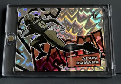 2025 Panini Absolute Alvin Kamara Saints Kaboom! Horizontal Insert #9