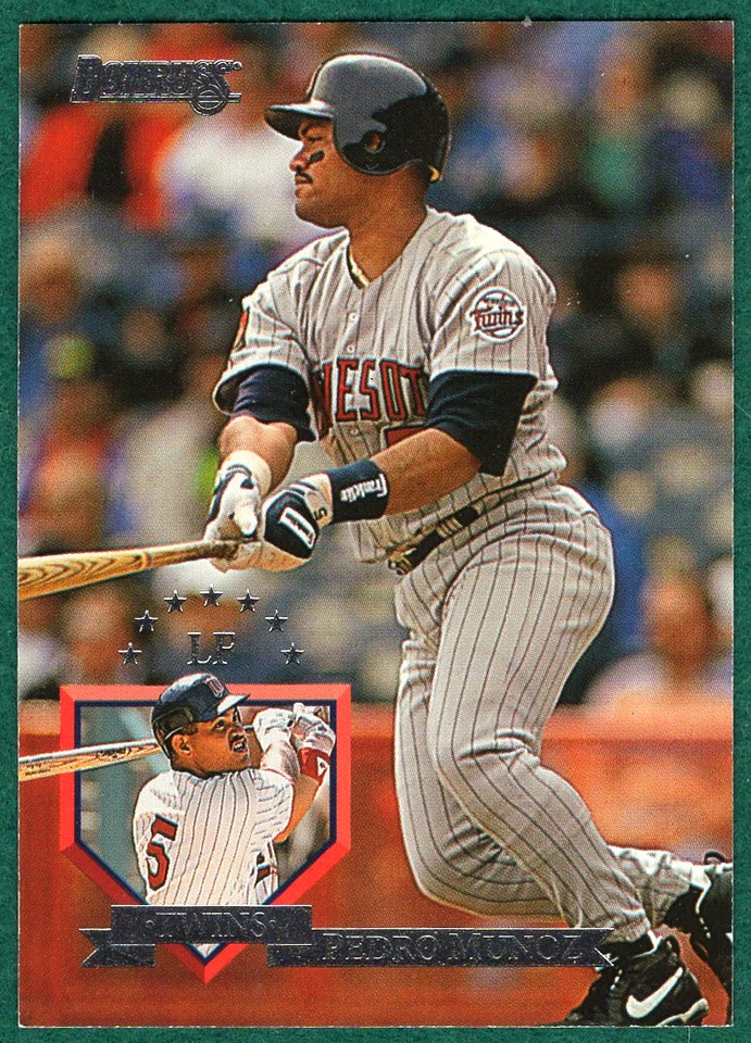 Pedro Munoz - 1995 Donruss #436 - Minnesota Twins Baseball Card - Image 2 of 3
