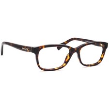 Coach Women's Eyeglasses HC 6089 5120 Dark Tortoise Square Frame 51 16 135