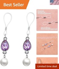 Pearls Nipple Noose Non Piercing Nipple Jewelry Crystal Teardrop Body Chains Nip