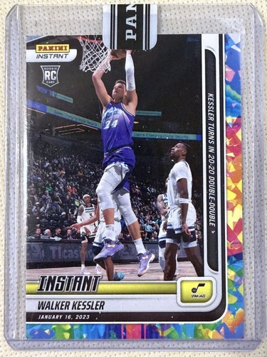 2022-23 NBA Panini Instant WALKER KESSLER Versicolor SSP 3/5 Rookie RC #90