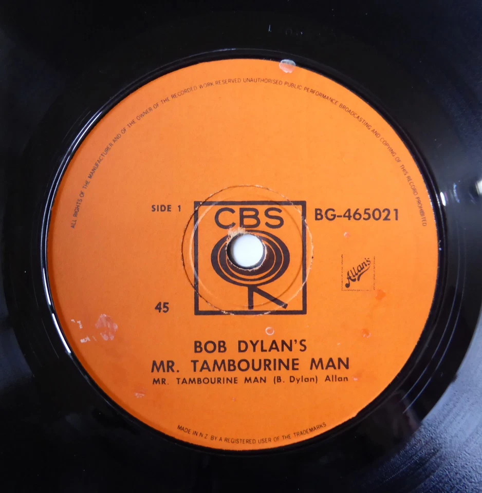 BOB DYLAN - MR TAMBOURINE MAN - SCARCE NEW ZEALAND  EP - Image 3 of 4