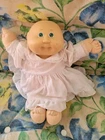 1984 Cabbage Patch Kids Preemie Doll Green Eyes Bald. OK Tag.