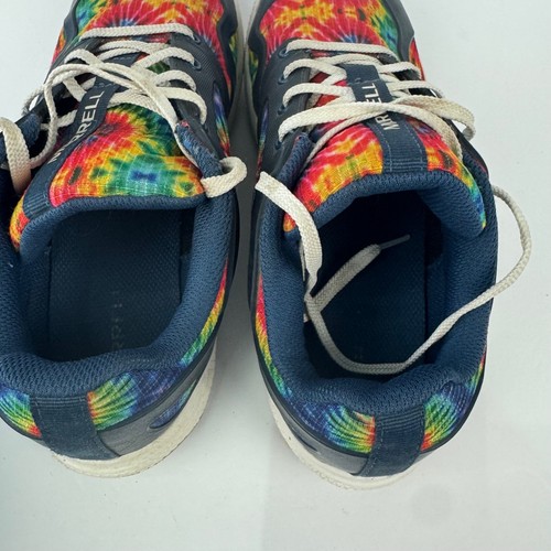 Merrell Zapatos de Acceso Desnudo Niños Grandes Talla 5M Tie Dye Parte Superior Baja Trail Running Tenis - Imagen 5 de 13