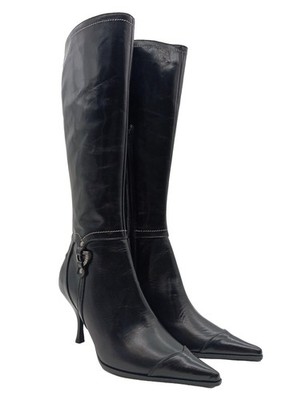 LELLA BALDI Absatz Stiefel Damen Stiefel Gr. DE 35 schwarz Casual-Look