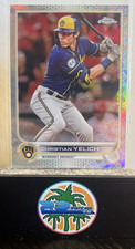 Christian Yelich 2022 Topps Chrome Logofractor Edition #106 Brewers