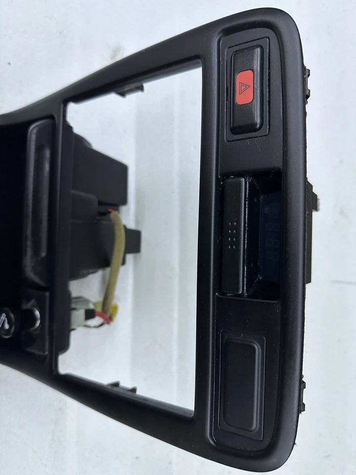 1994-1997 Honda Accord radio dash trim bezel center console shifter w clock OEM Foto 2 de 4