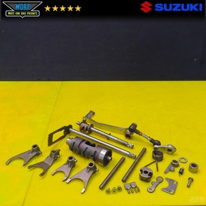 1988 SUZUKI QUADSPORT 230 LT230S TRANSMISSION SHIFT FORKS SHIFTER GEAR DRUM