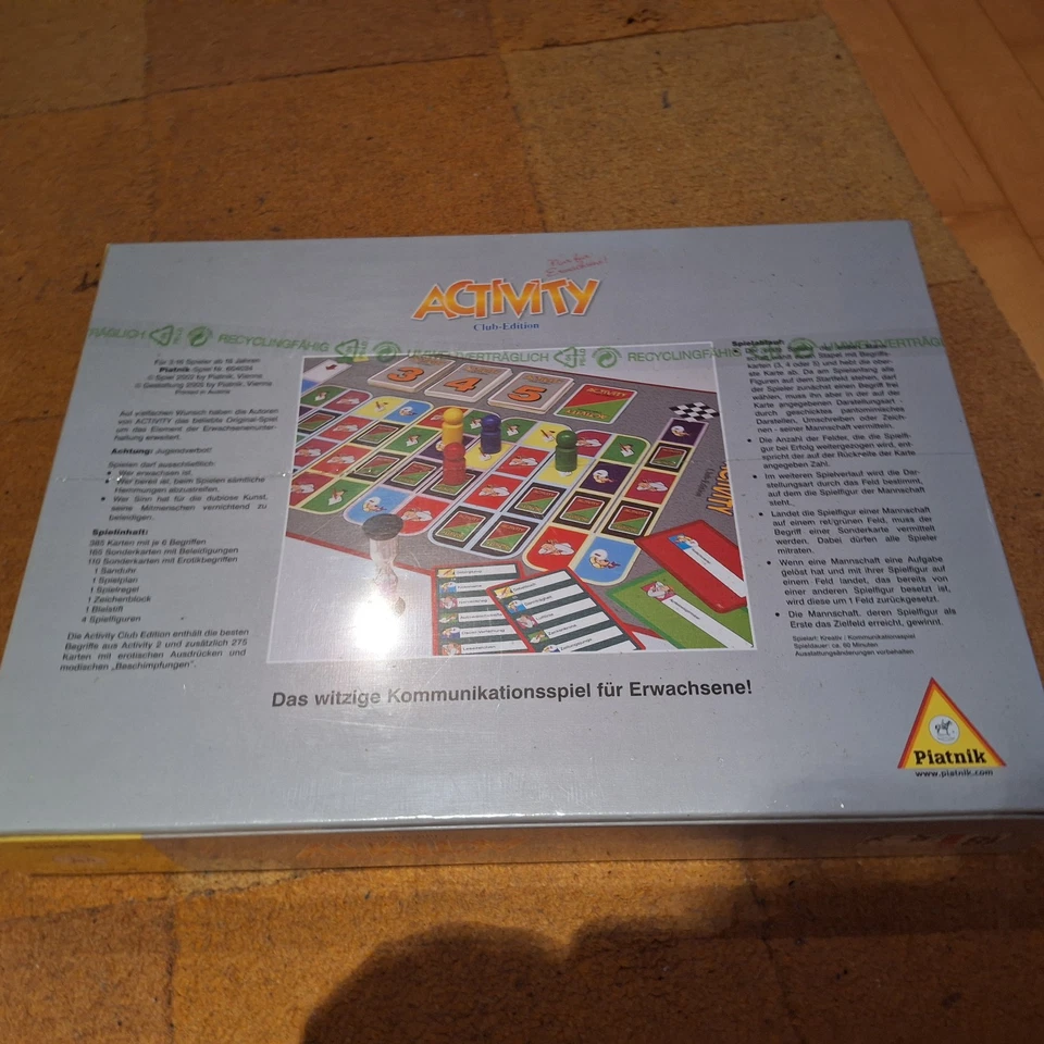 Activity Club Edition Gesellschaftsspiel Piatnik Nur für Erwachsene - Bild 2 von 2
