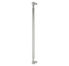 Allied Brass 18” Beaded Refrigerator Appliance Pull, Satin Nickel