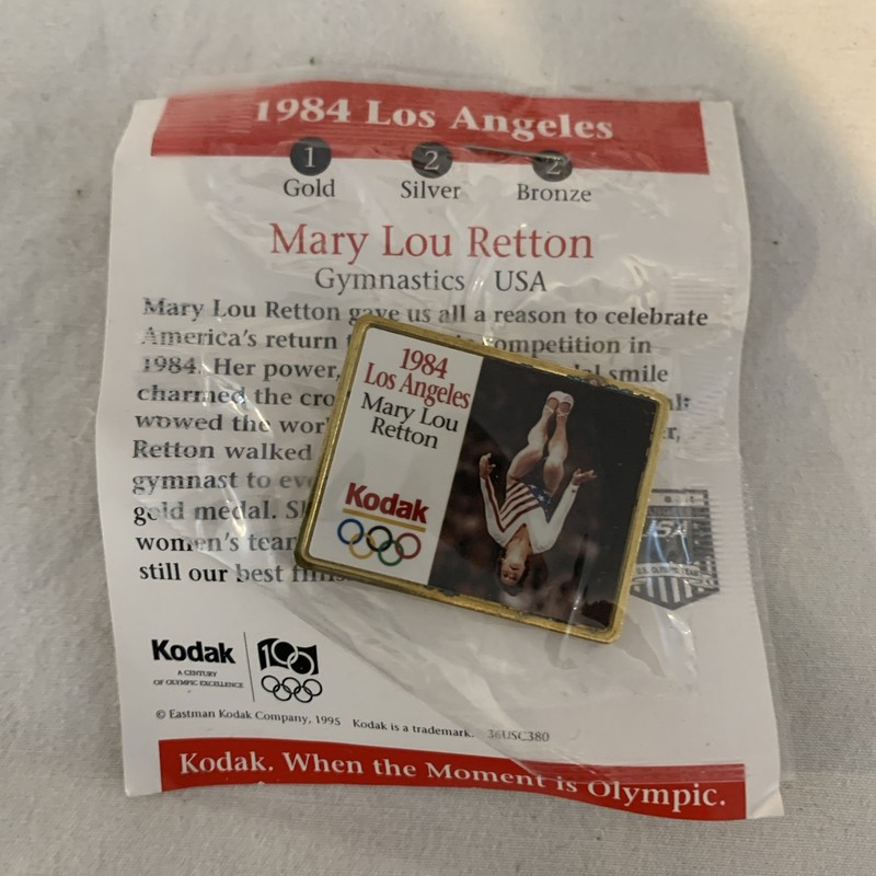 Kodak Olympic Pin Los Angeles 1984