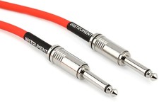 Ernie Ball P06416 Flex Straight to Straight Instrument Cable - 10-foot, Orange