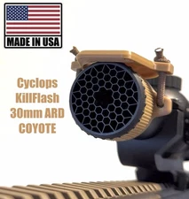 Cyclops Coyote 30mm ARD LPVO KillFlash Scope Cover Elastic Center Hole