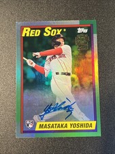Masataka Yoshida 2023 Archives 1990 Fan Favorite Green Foil #/99 SP AUTO RC