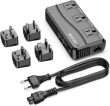 BESTEK Universal Travel Adapter 100-220V to 110V Voltage Converter 250W with 6A