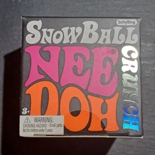Schylling Nee Doh Snow Ball Crunch "The Super Chill Groovy Glob" Stress Ball-BX5