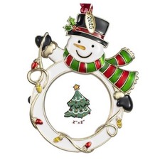 West style 2025 Christmas Tree Ornaments - Made of Zinc Alloy 2025, Snowman