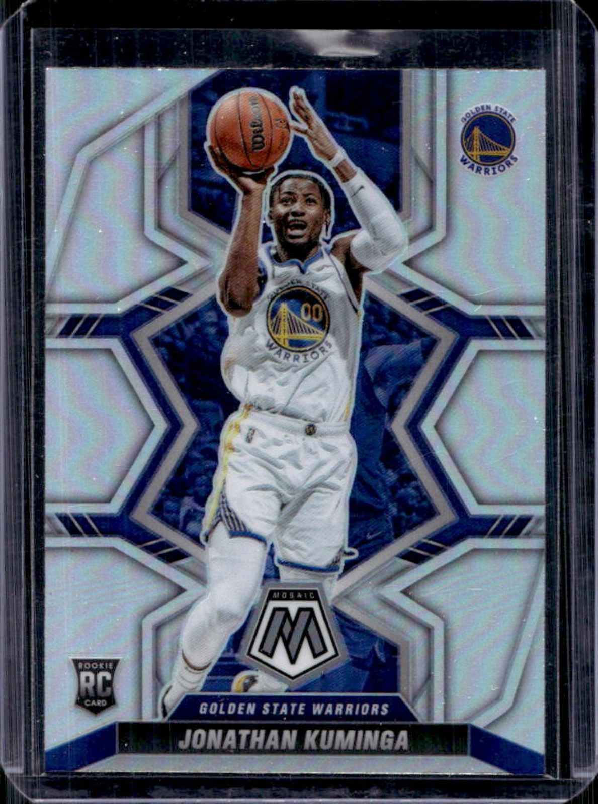 2021-22 Panini Mosaic Jonathan Kuminga RC Silver Rookie #205 Warriors