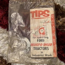 NOS Tips for Ford Select-O-Speed Tractors Brochure with Neutral Bypass Plate