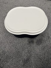 Tupperware kleiner Leibwächter Brotbox Brotbehälter Brotmax blau weiß