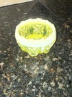 Old Davidson Pearline Yellow Uranium Vaseline Lady Chippendale Salt cellar — photo 2