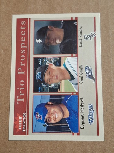 2004 MARKWELL CHAD GAUDIN DAVID SANDERS FLEER TRADITION ROOKIE CARD RC #492 JAYS - 第 1/3 張圖片