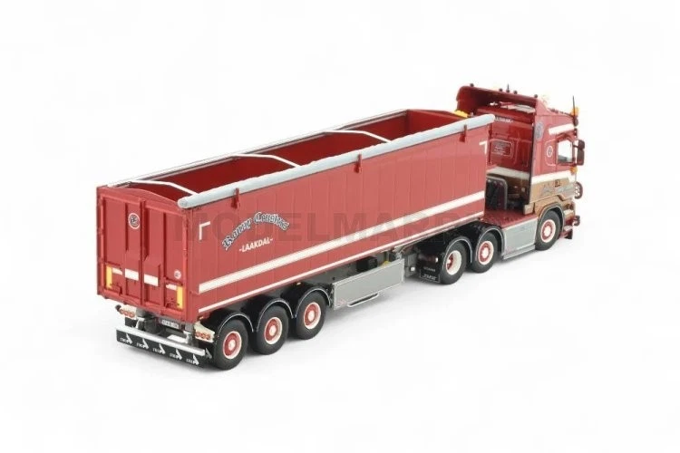 TEKNO 87454 Ronny Ceusters Scania R 6x2 Rimorchio ribaltabile 3 ASSI 1/50 - Immagine 3 di 4