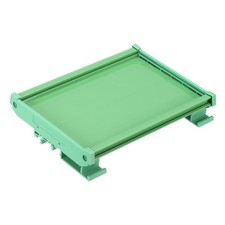 PCB DIN Rail Mount Carrier, Circuit Board Mounting Holder 100x150mm Green