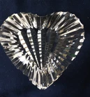 Vintage Waterford Crystal Heart Paperweight - no box