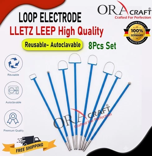 LOOP ELECTRODE LLETZ LEEP High Quality Reusable- Autoclavable 8Pcs Set - product listing photo