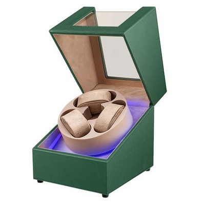 3 Speed Automatic Watch Winder Box With LED LCD Timer Electronic Digital