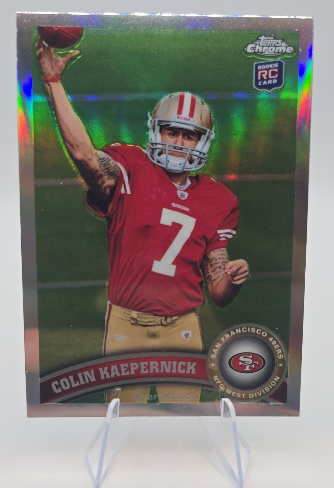 2011 Topps Chrome - Colin Kaepernick #25 Refractor (RC)