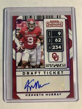 2020 Panini Contenders Draft Picks College Ticket Kenneth Murray Rookie Auto RC