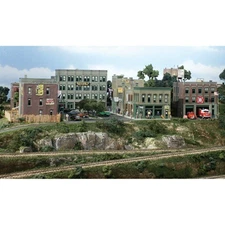 Woodland Scenics S1487 HO-Scale KIT River Pass Building Set