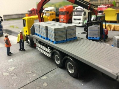 1/76 Palette mit Betonsteinladung - 10 Stück