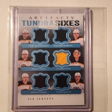 Upper Deck Artifacts Tundra Sixes Six Jerseys Bergeron Horton Lucic Rask Chara …