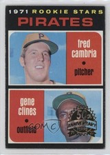 2020 Topps Heritage 1971 Buybacks Rookie Stars Fred Cambria Gene Clines #27 13c1