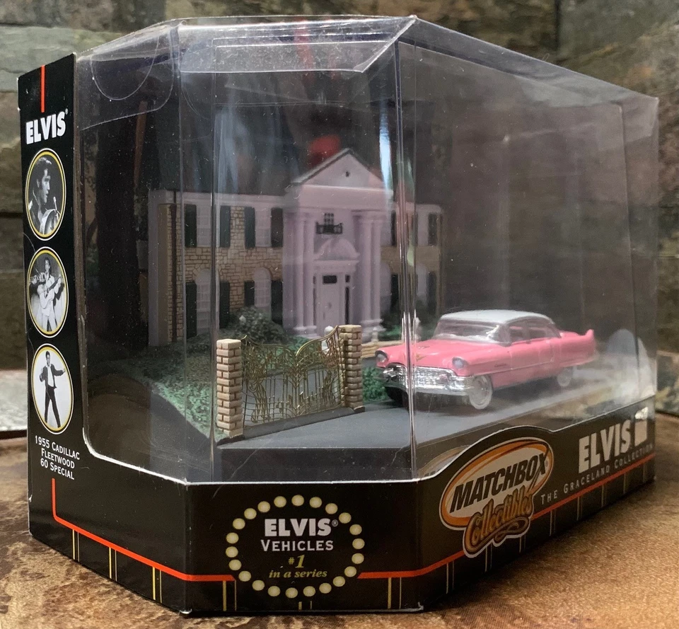 Matchbox Graceland Collection #1 Elvis 1955 Cadillac Fleetwood 60 especial nuevo Foto 3 de 4