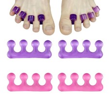 4 Pcs Toe Separators for Pedicure,Toe Separators for Women,Easy Finger and Toena