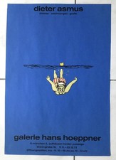Dieter Asmus München  1972 Ausstellungsplakat