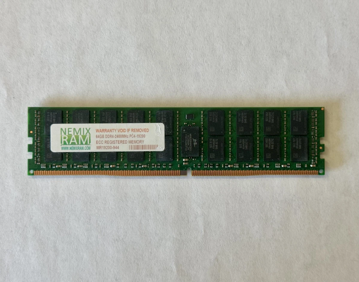 64 GB Total Capacity DDR4 SDRAM Memory (RAM) 1 Modules for sale - eBay