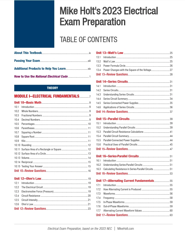 Mike Holt's 2023 Electrician Exam Prep Book & Journeyman Simulated Exams - Image 2 of 4
