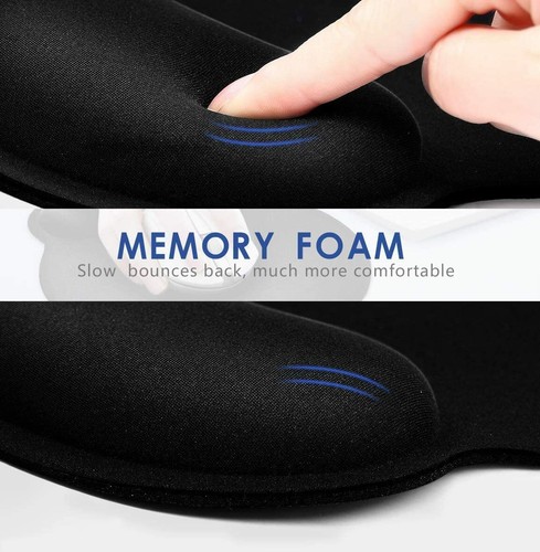 3 Mouse Pads With Support Bar Ergonomic Gaming MousePad with Gel Wrist Rest - 第 10/12 張圖片