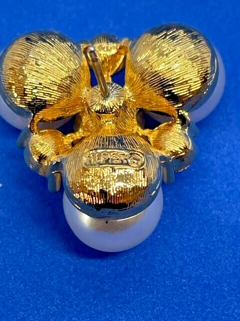 Серьги и браслеты Napier с надписью из искусственного жемчуга золотистого цвета - Изображение 3 из 4