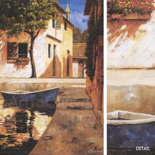 24"x36' A TOUCH OF BLUE by GILLES ARCHAMBAULT PORT CANVAS